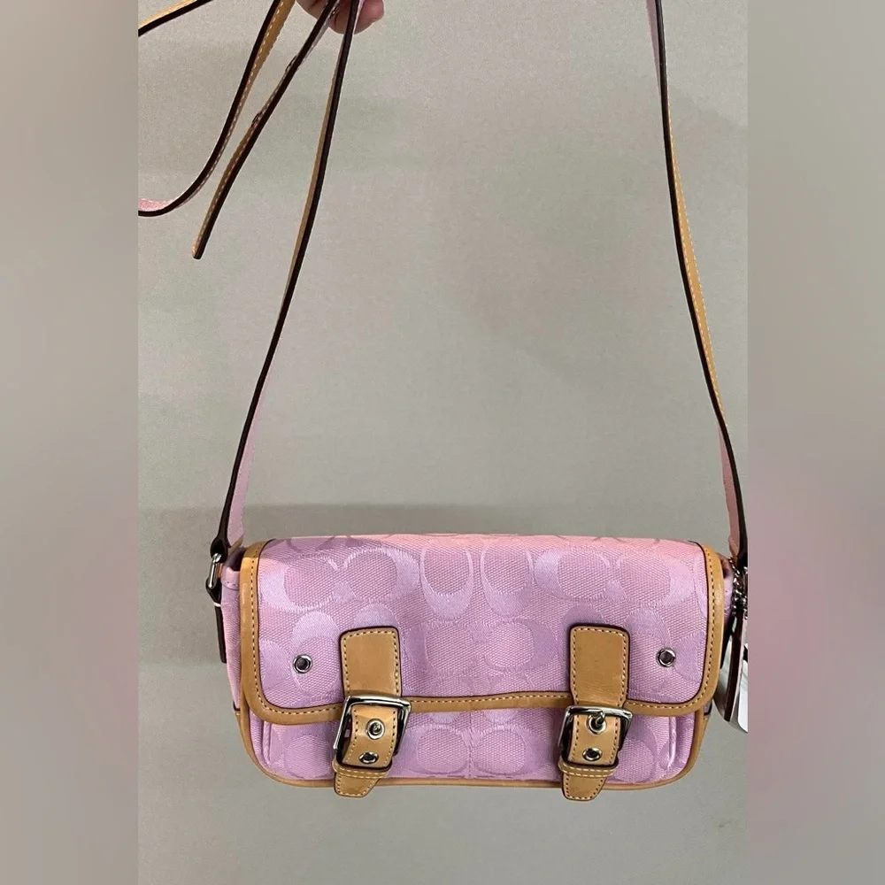 Authentic Vintage Coach Pink Shoulder Bag-Good Used Condition - Picture 2 of 11